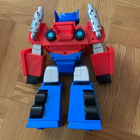 Optimus Prime Transformer 12” Tall, Talks, Lights Eyes - Picture 3 of 3